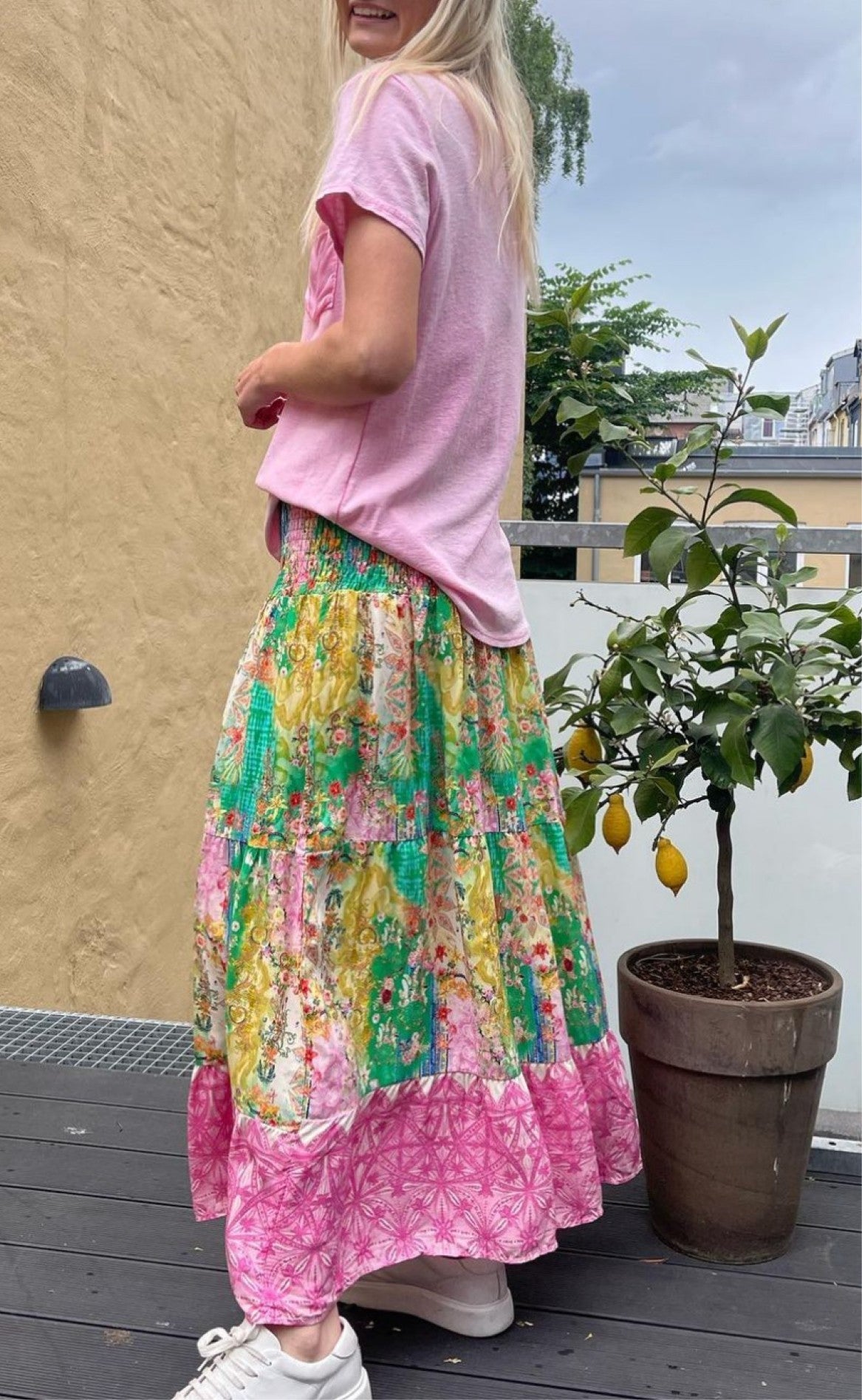 Marta Du Chateau Nederdel - 5201 / 5849 - Green Fuxia