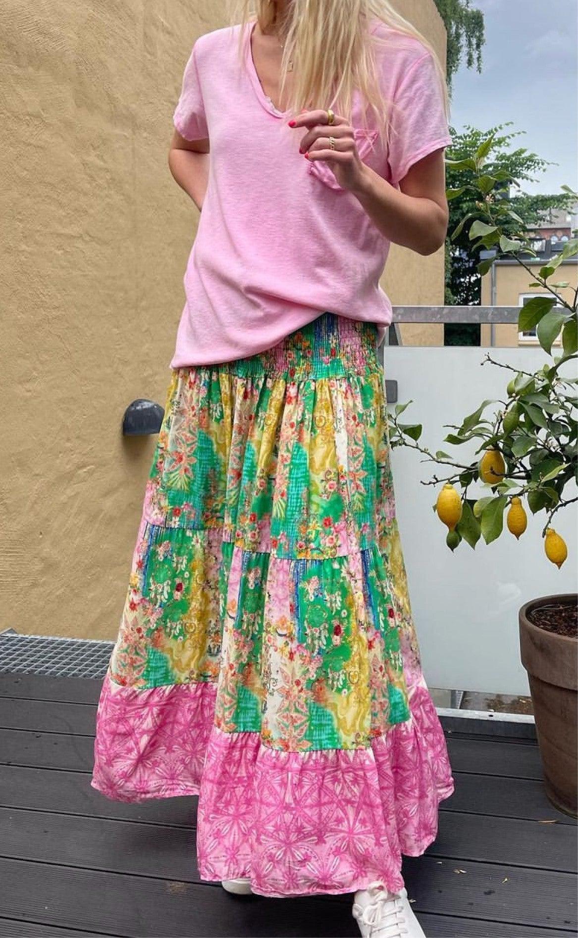 Marta Du Chateau Nederdel - 5201 / 5849 - Green Fuxia
