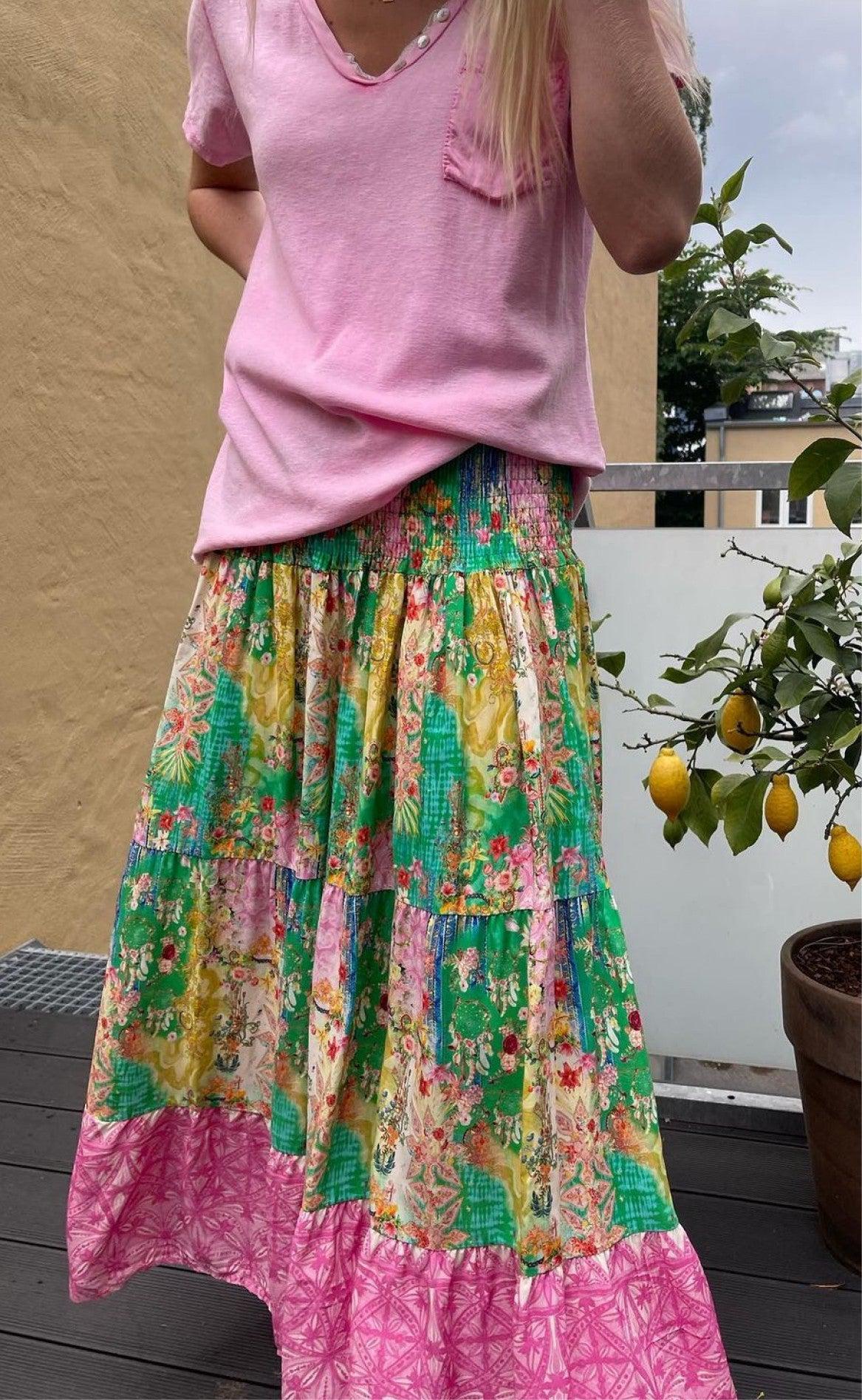 Marta Du Chateau Nederdel - 5201 / 5849 - Green Fuxia