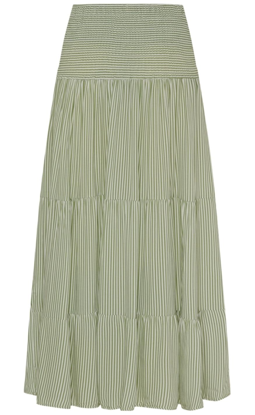 Marta Du Chateau Nederdel - 5201 / 5849 - Kaki Stripe