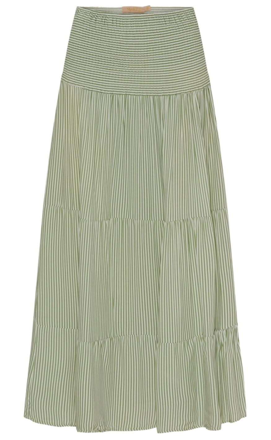 Marta Du Chateau Nederdel - 5201 / 5849 - Kaki Stripe