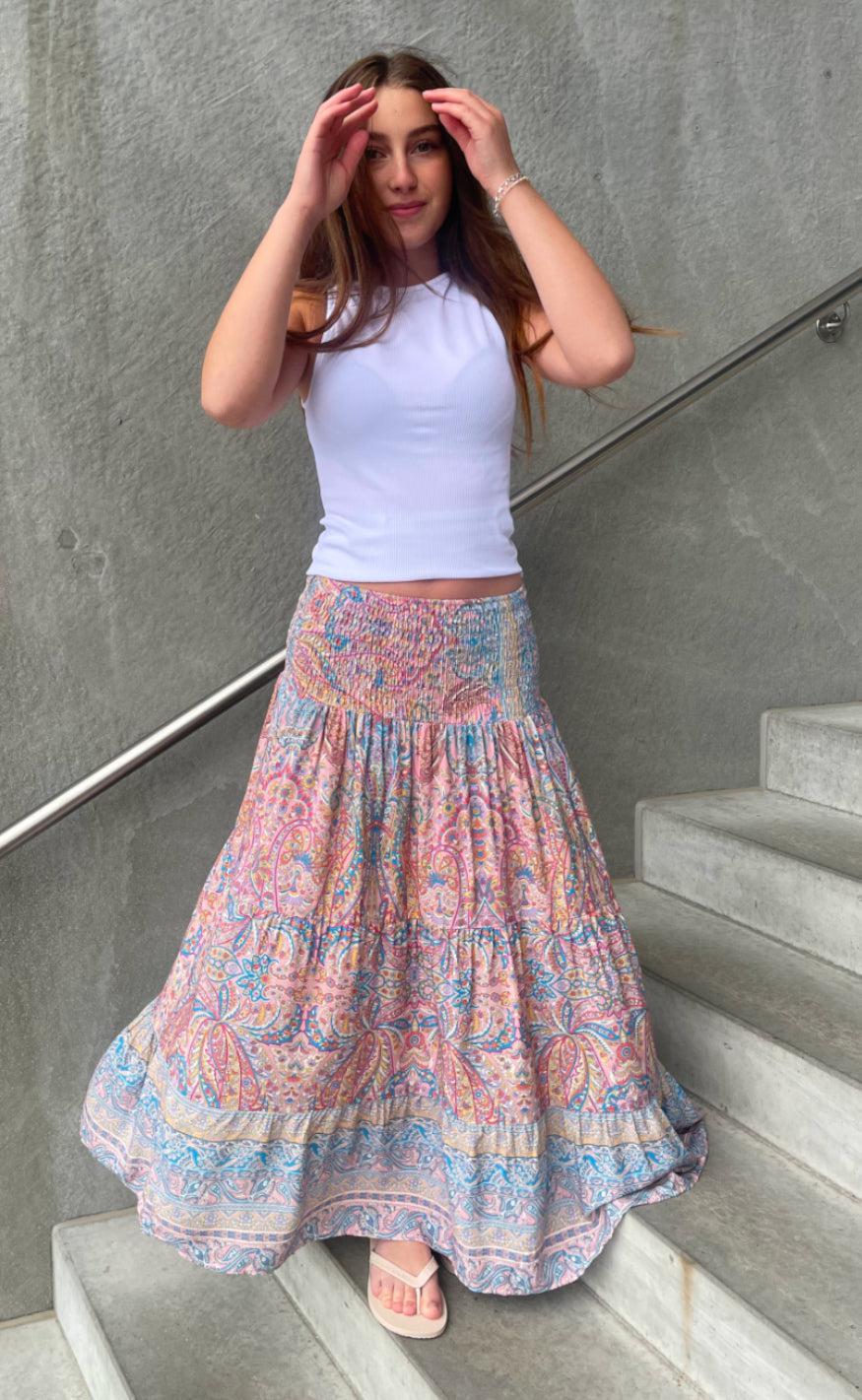 Marta Du Chateau Nederdel - 5201 / 5849 - Rosa Print