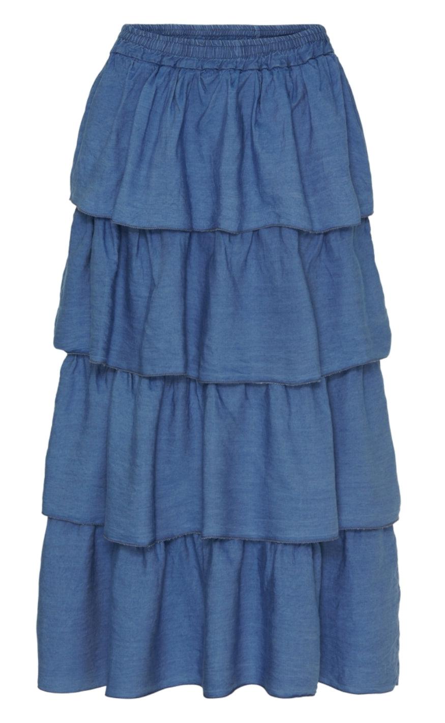 Marta Du Chateau Nederdel - 7447 Klara - Medium Blue