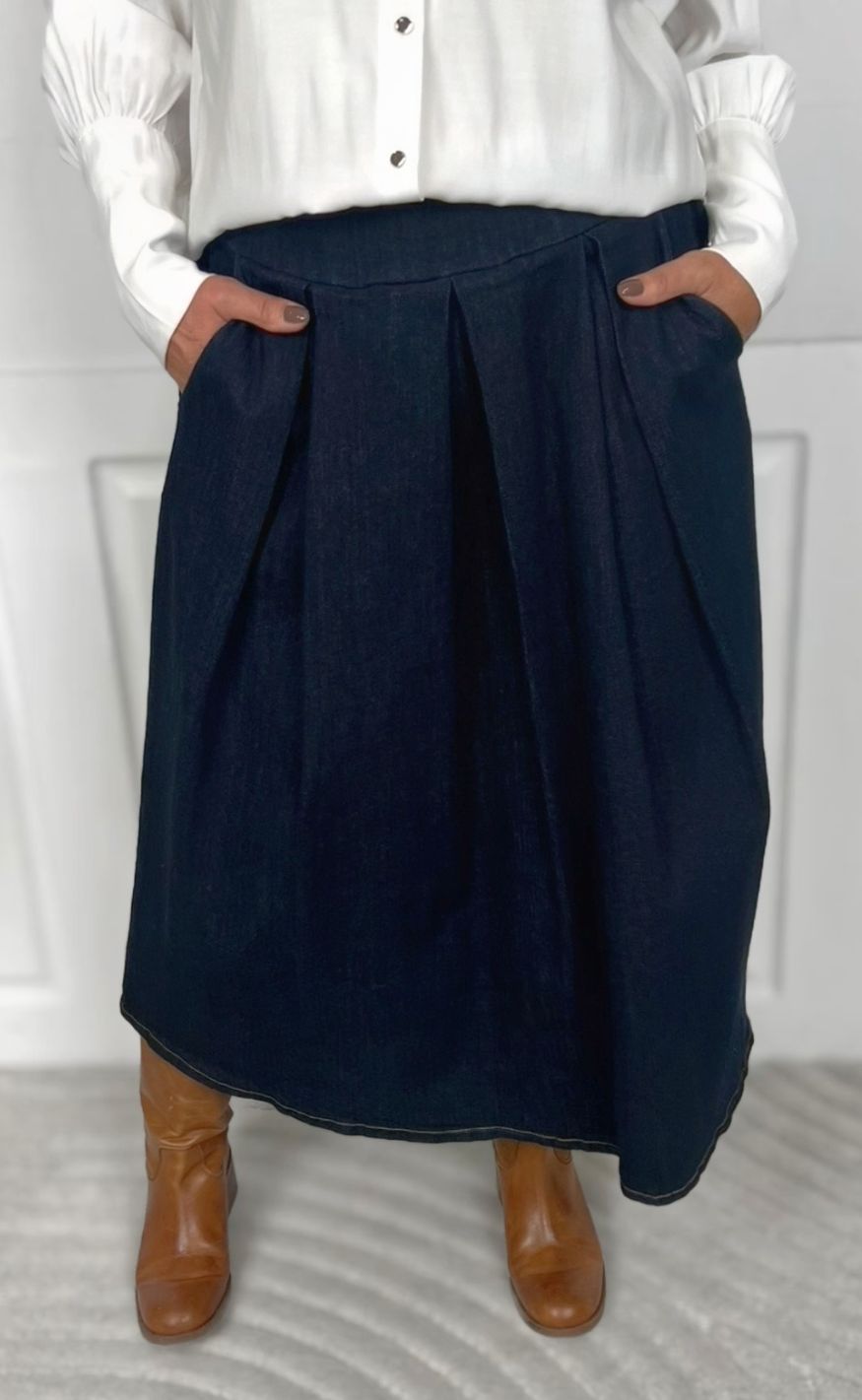 Marta Du Chateau Nederdel - Aila - Dark Blue