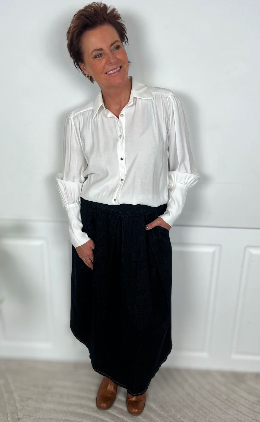 Marta Du Chateau Nederdel - Aila - Dark Blue