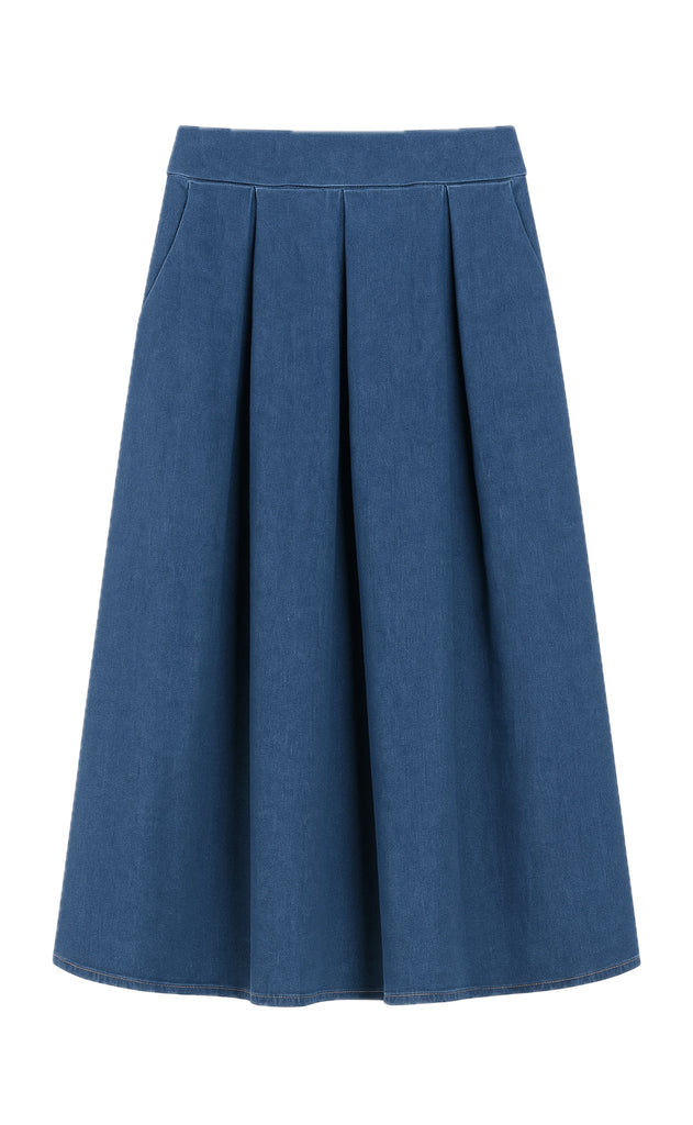 Marta Du Chateau Nederdel - Aila - Medium Blue