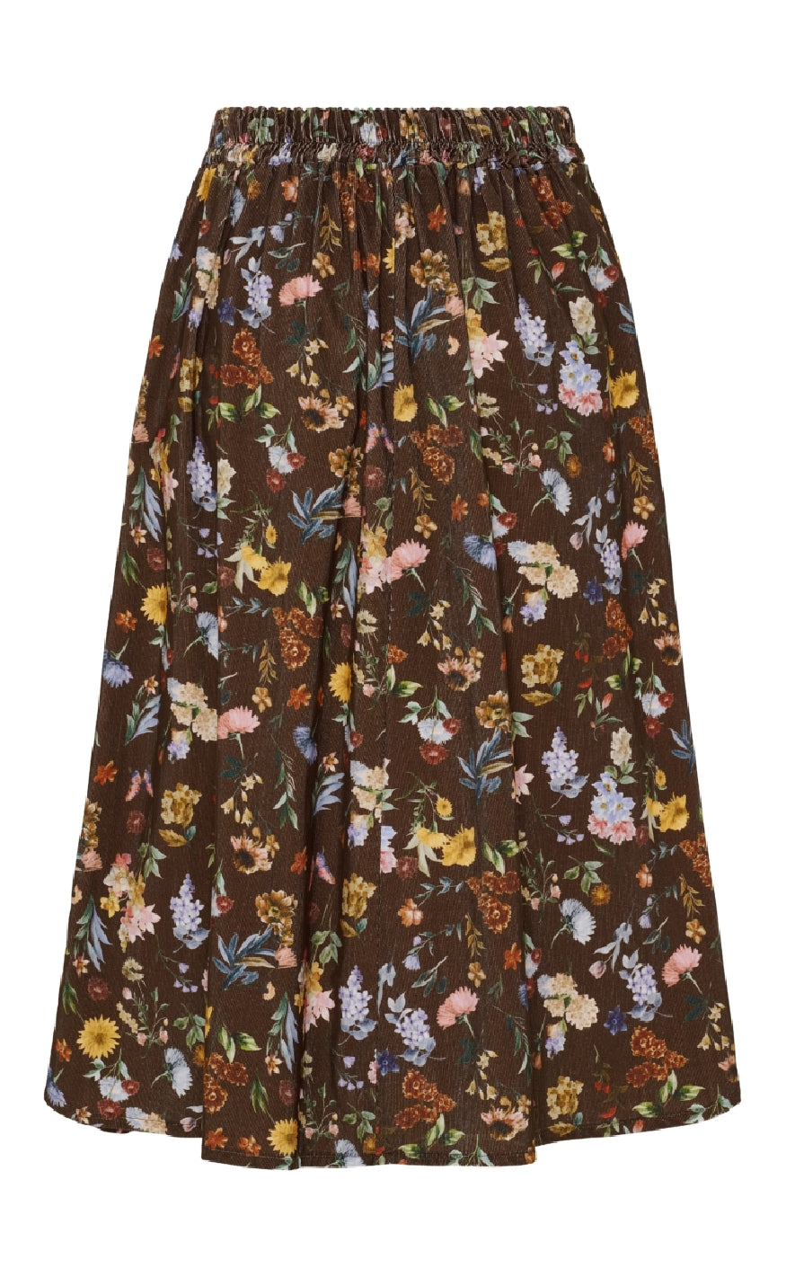 Marta Du Chateau Nederdel - Ciela - Brown Print