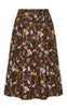 Marta Du Chateau Nederdel - Ciela - Brown Print