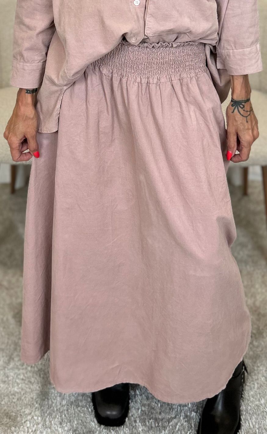 Marta Du Chateau Nederdel - Francoise - Rosa Antique