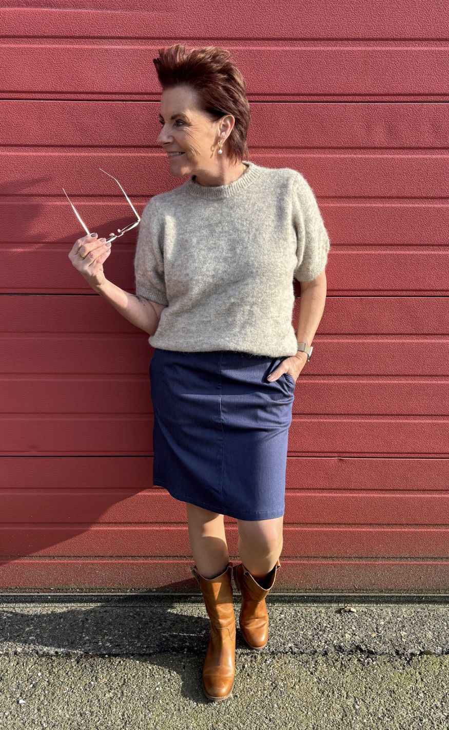 Marta Du Chateau Nederdel - Lisbeth - Navy4