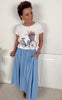 Marta Du Chateau Nederdel - Pomeline - Light blue
