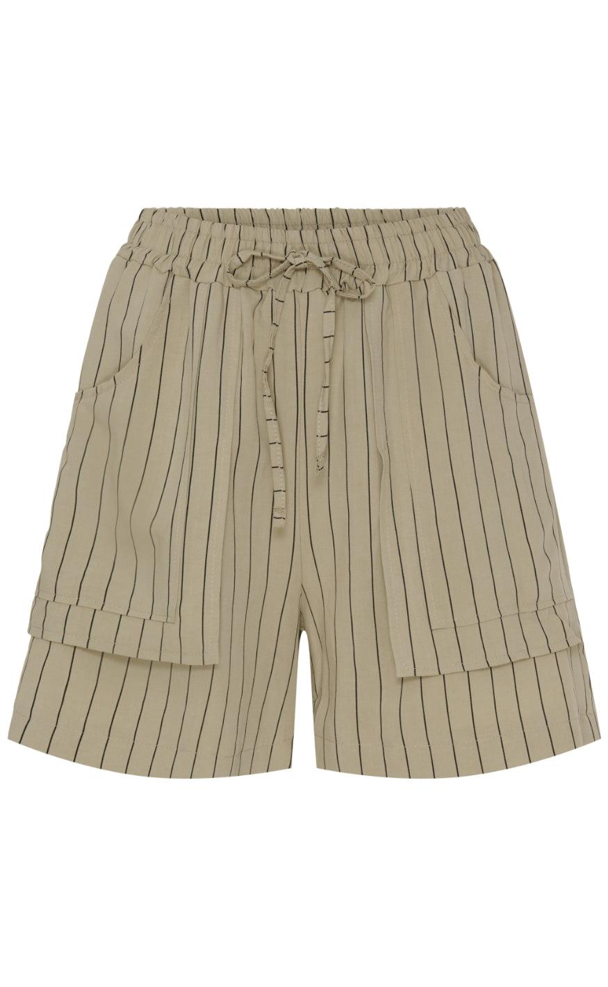 Marta Du Chateau Shorts - 36058 Zita - Sabbia/Black Stripe