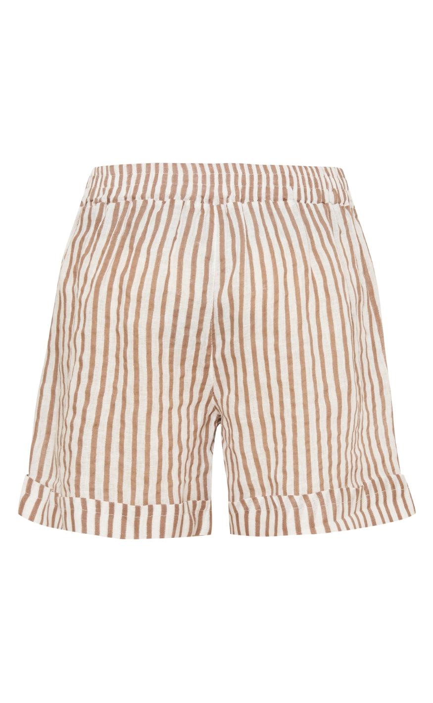 Marta Du Chateau Shorts - 61072 Sophia - Caramel Stripe