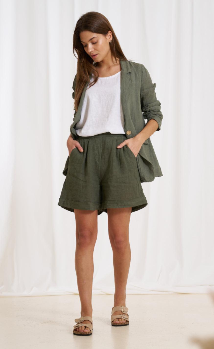 Marta Du Chateau Shorts - 61072 Sophia - Military