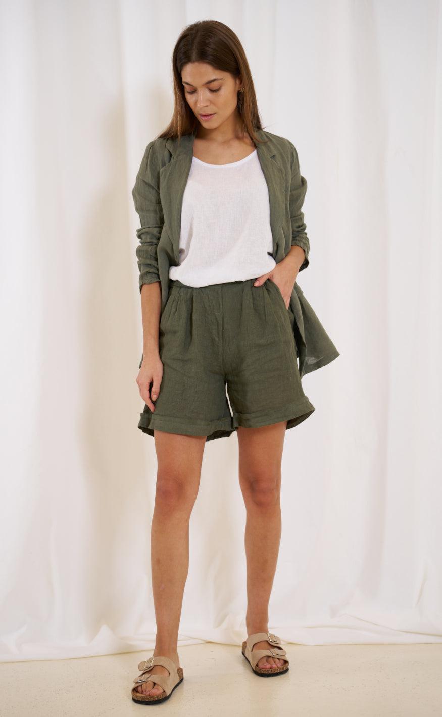 Marta Du Chateau Shorts - 61072 Sophia - Military