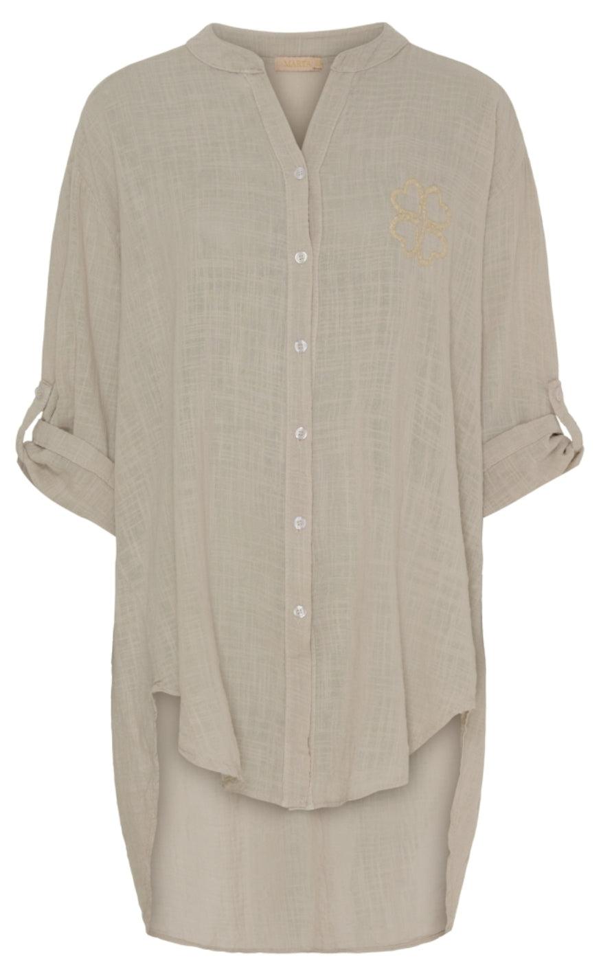 Marta Du Chateau Skjorte - 20002 Adelheid - Beige