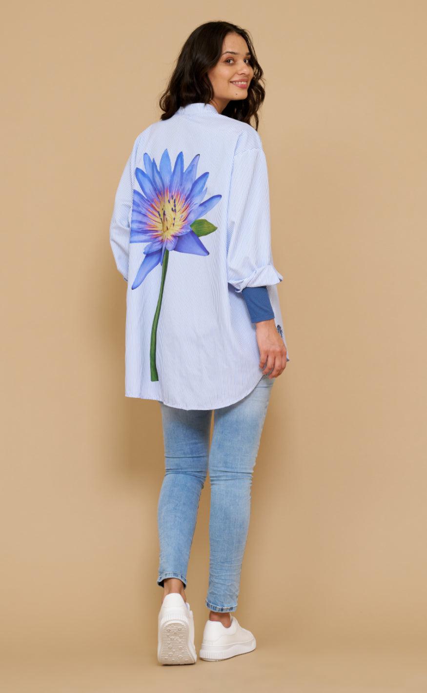 Marta Du Chateau Skjorte - 83215 Natasha - Blue