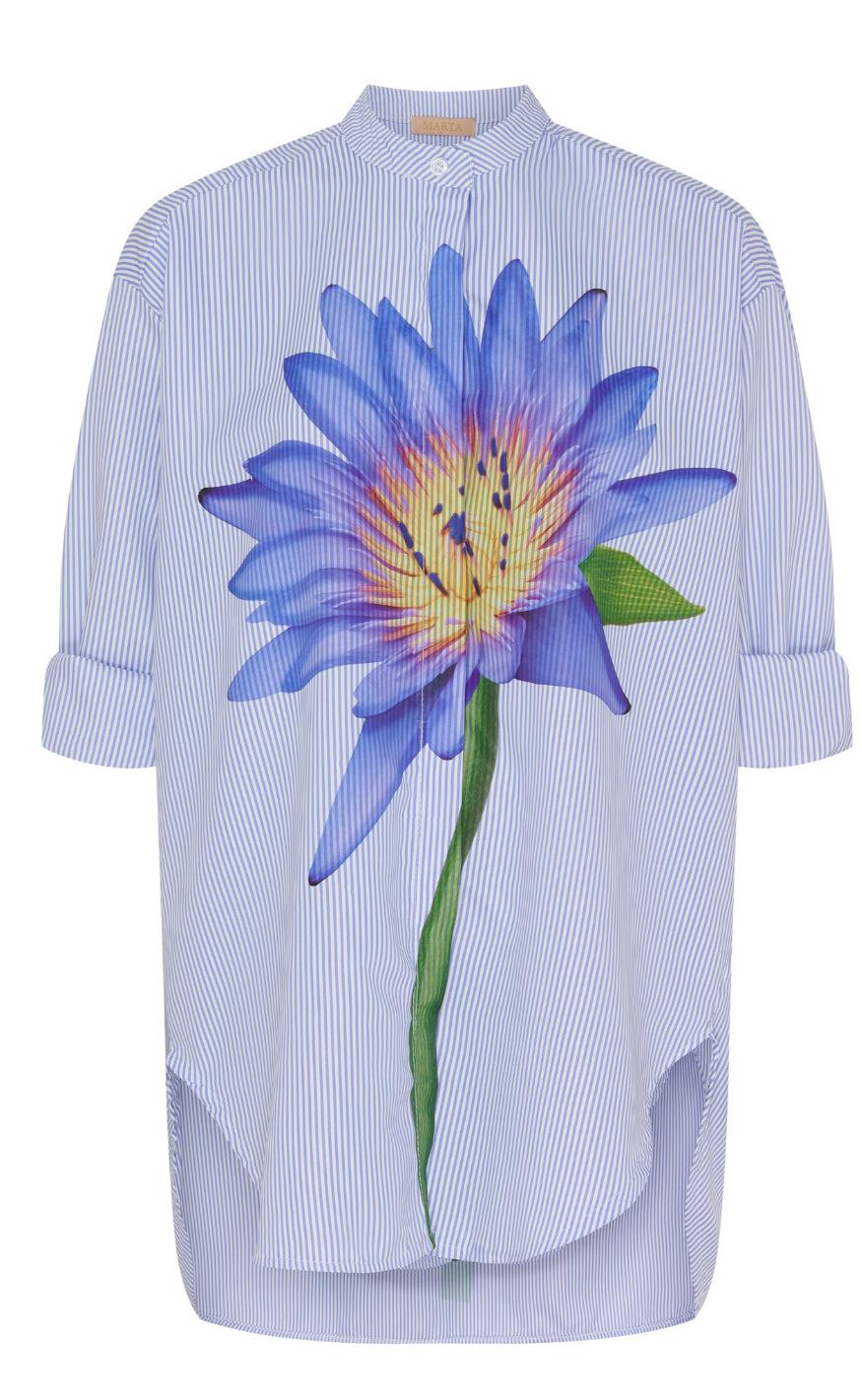 Marta Du Chateau Skjorte - 83215 Natasha - Blue