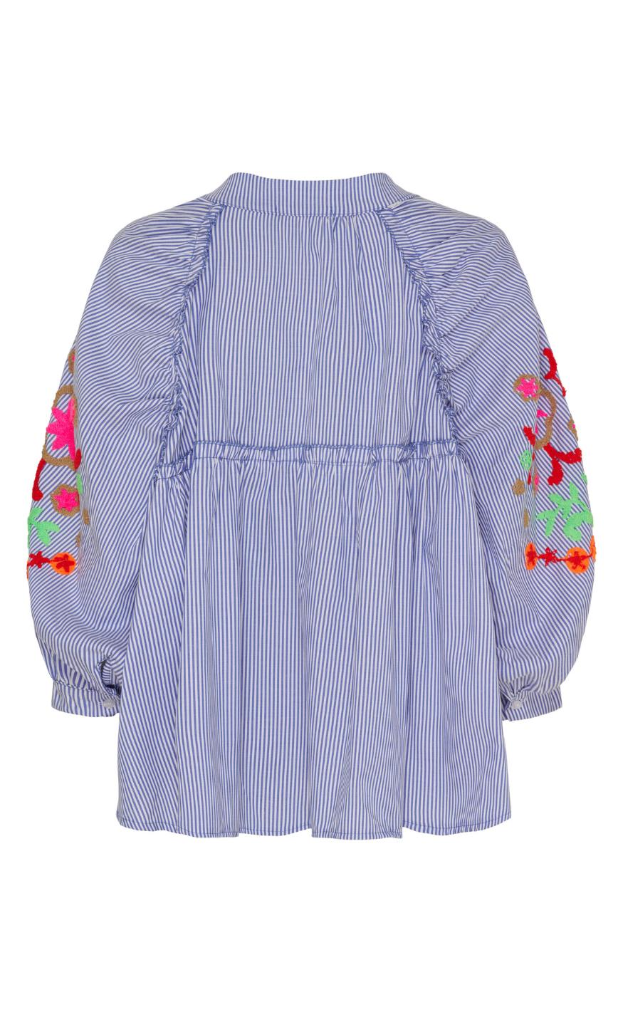 Marta Du Chateau Skjorte - Aleta - Blue Denim Stripe