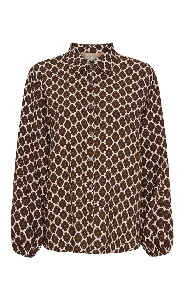 Marta Du Chateau Skjorte - Antares - Marrone