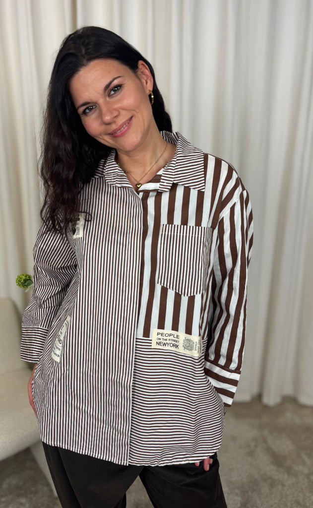 Marta Du Chateau Skjorte - Birch - Moro Stripe