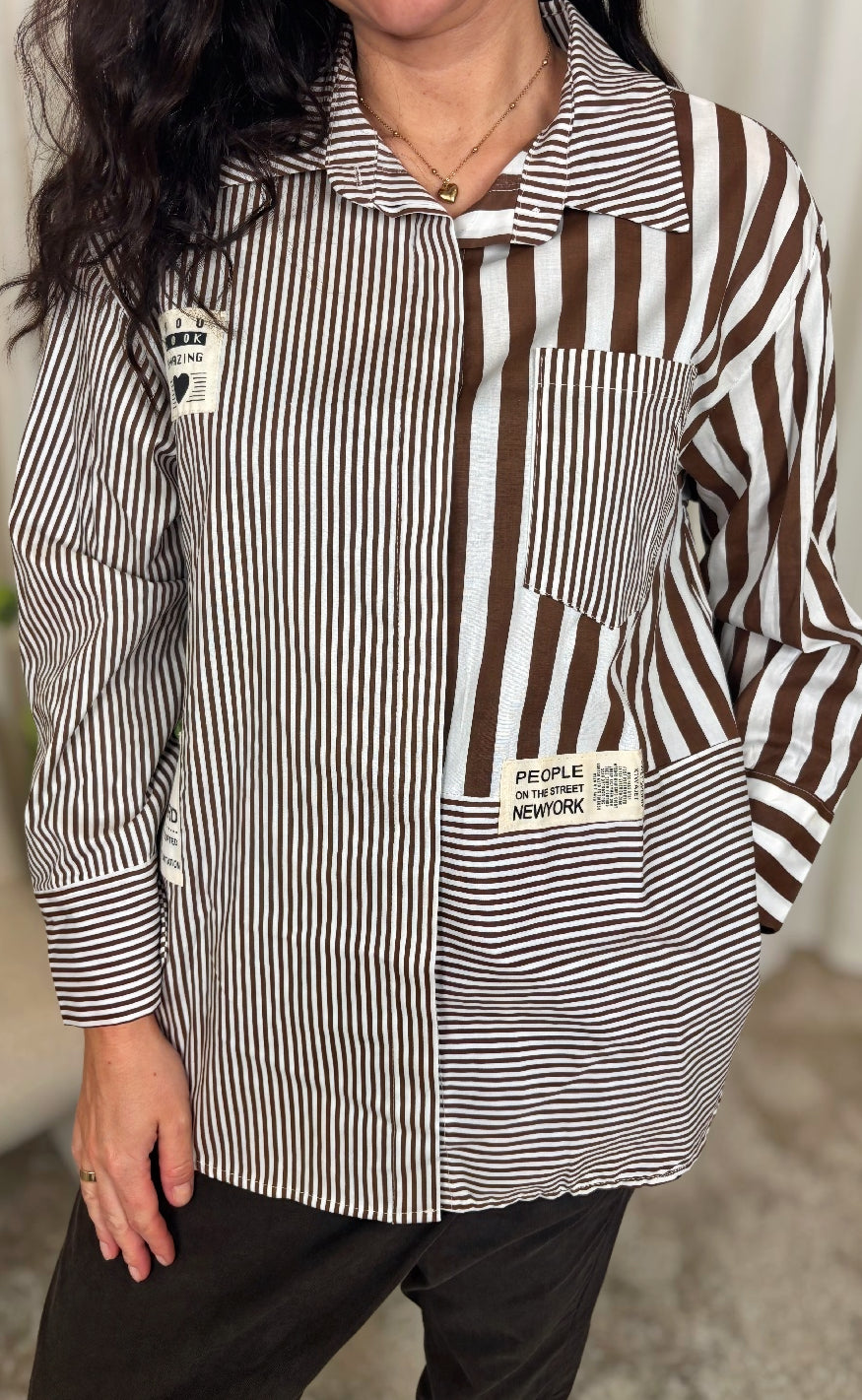 Marta Du Chateau Skjorte - Birch - Moro Stripe