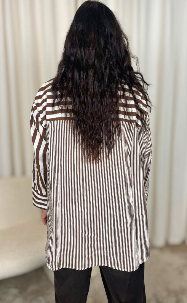 Marta Du Chateau Skjorte - Birch - Moro Stripe