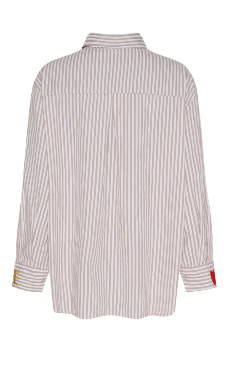 Marta Du Chateau Skjorte - Brith - Beige