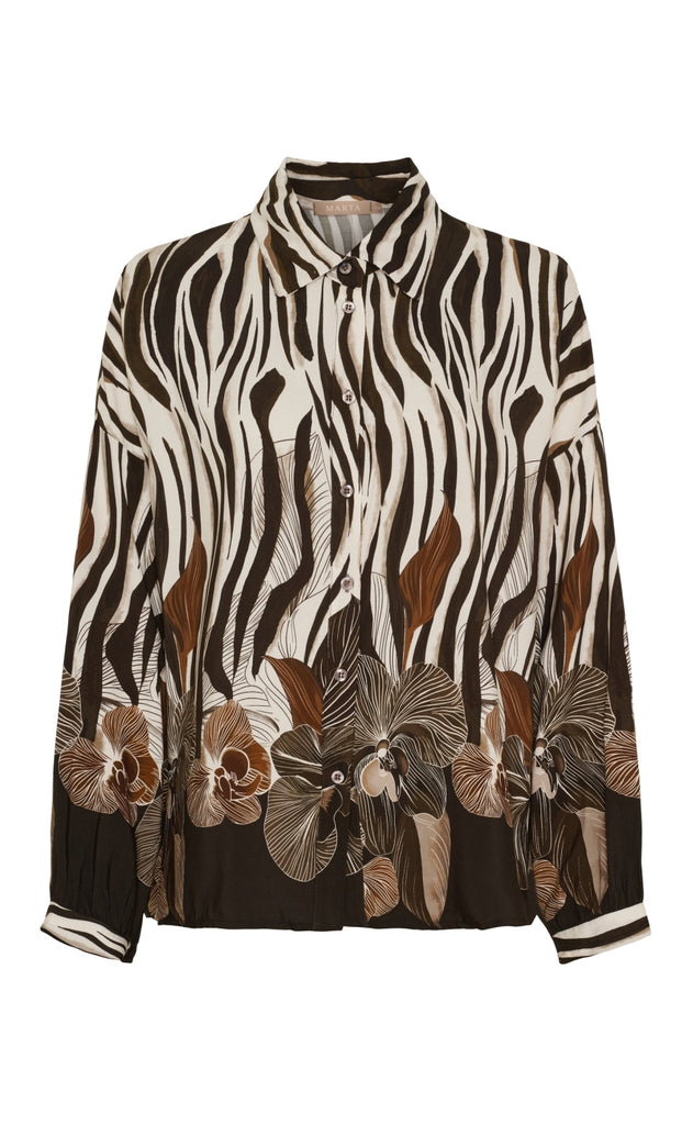 Marta Du Chateau Skjorte - Capri - Moro