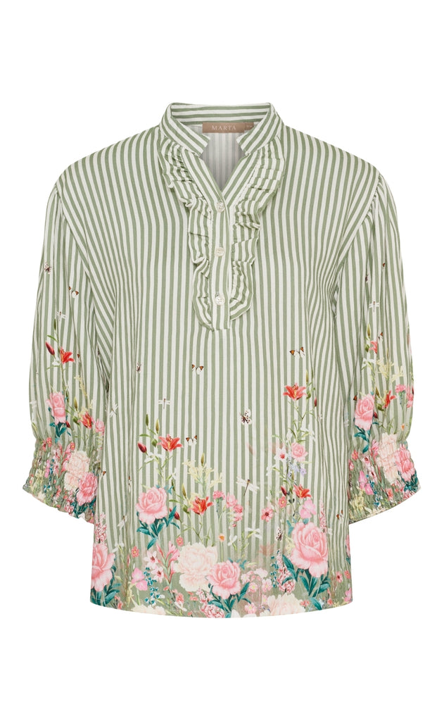 Marta Du Chateau Skjorte - Charlie - Kaki