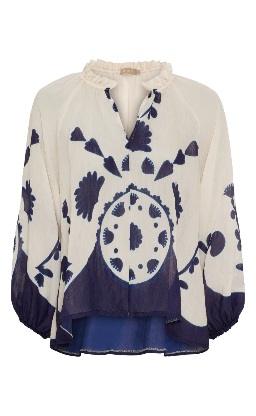 Marta Du Chateau Skjorte - Clary - Blue