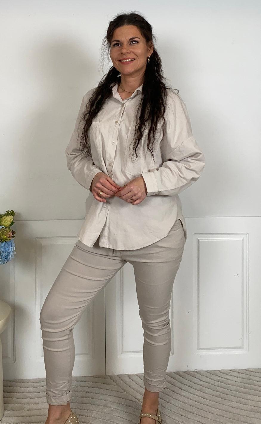 Marta Du Chateau Skjorte - Coline - Beige