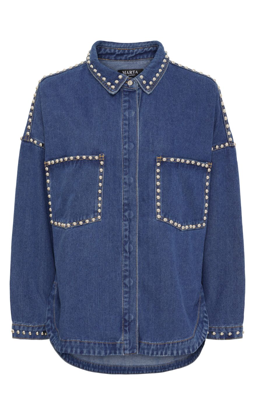 Marta Du Chateau Skjorte - Eila - Denim