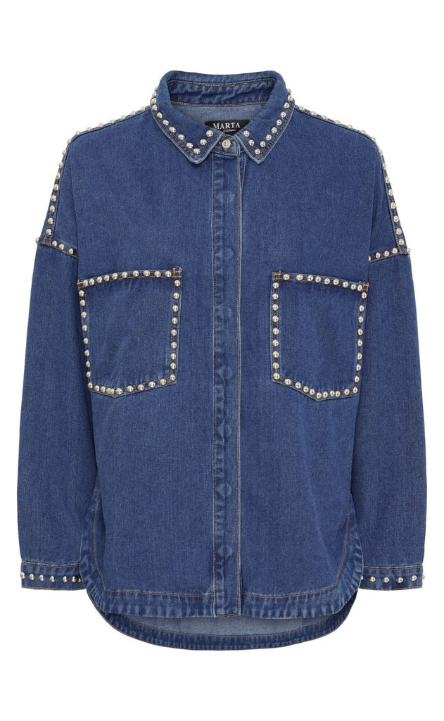 Marta Du Chateau Skjorte - Eila - Denim
