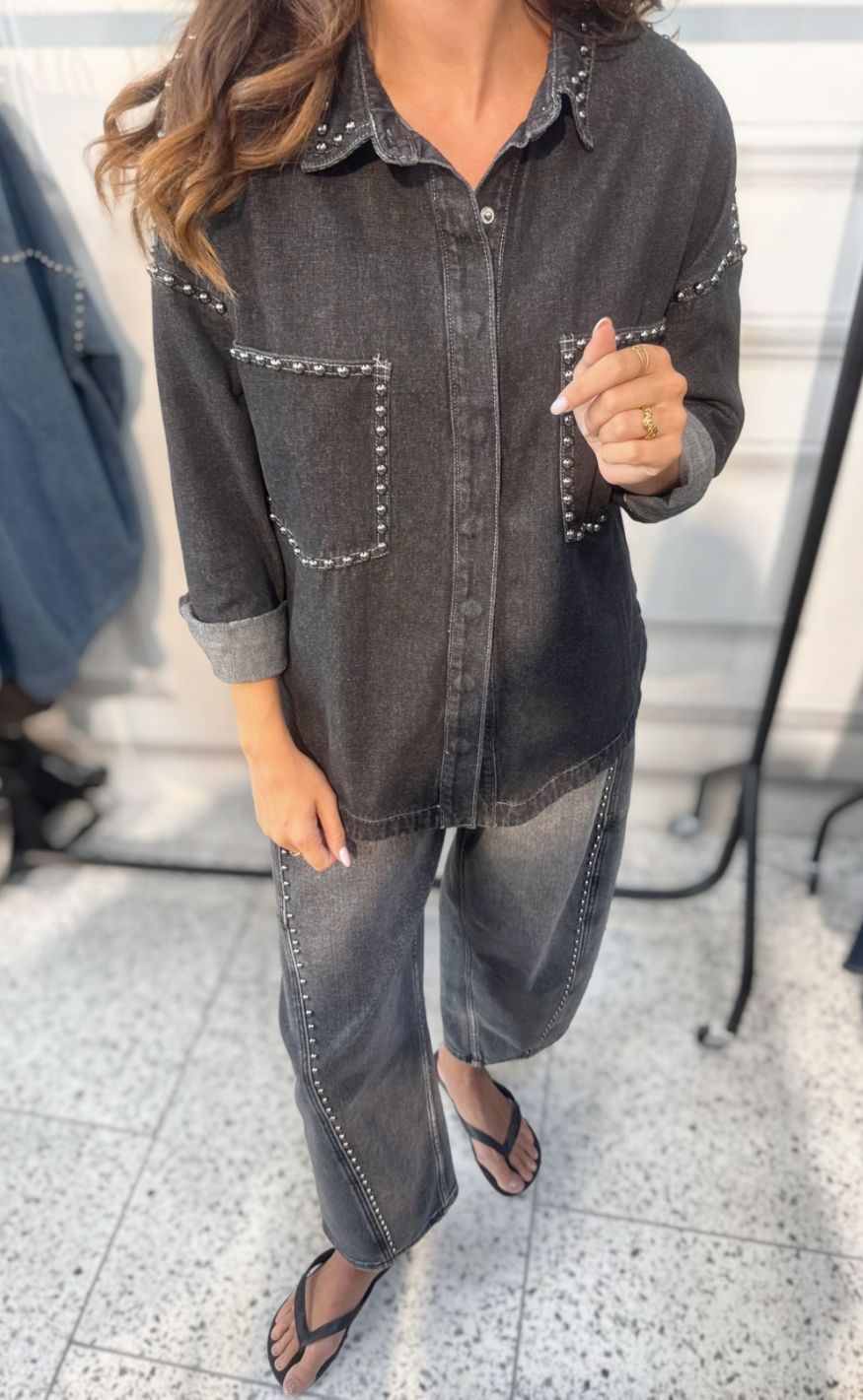 Marta Du Chateau Skjorte - Eila - Grey