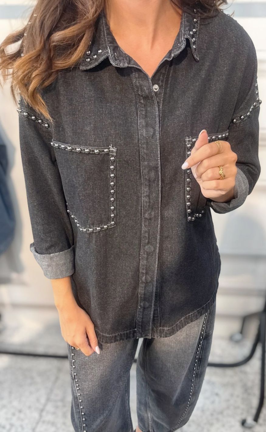 Marta Du Chateau Skjorte - Eila - Grey