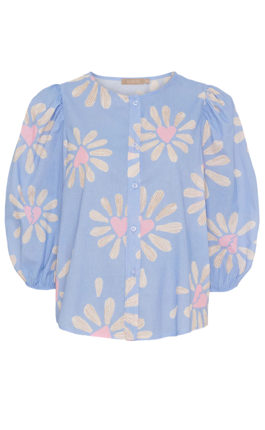 Marta Du Chateau Skjorte - Flavia - Denim