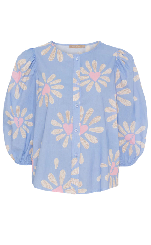 Marta Du Chateau Skjorte - Flavia - Denim
