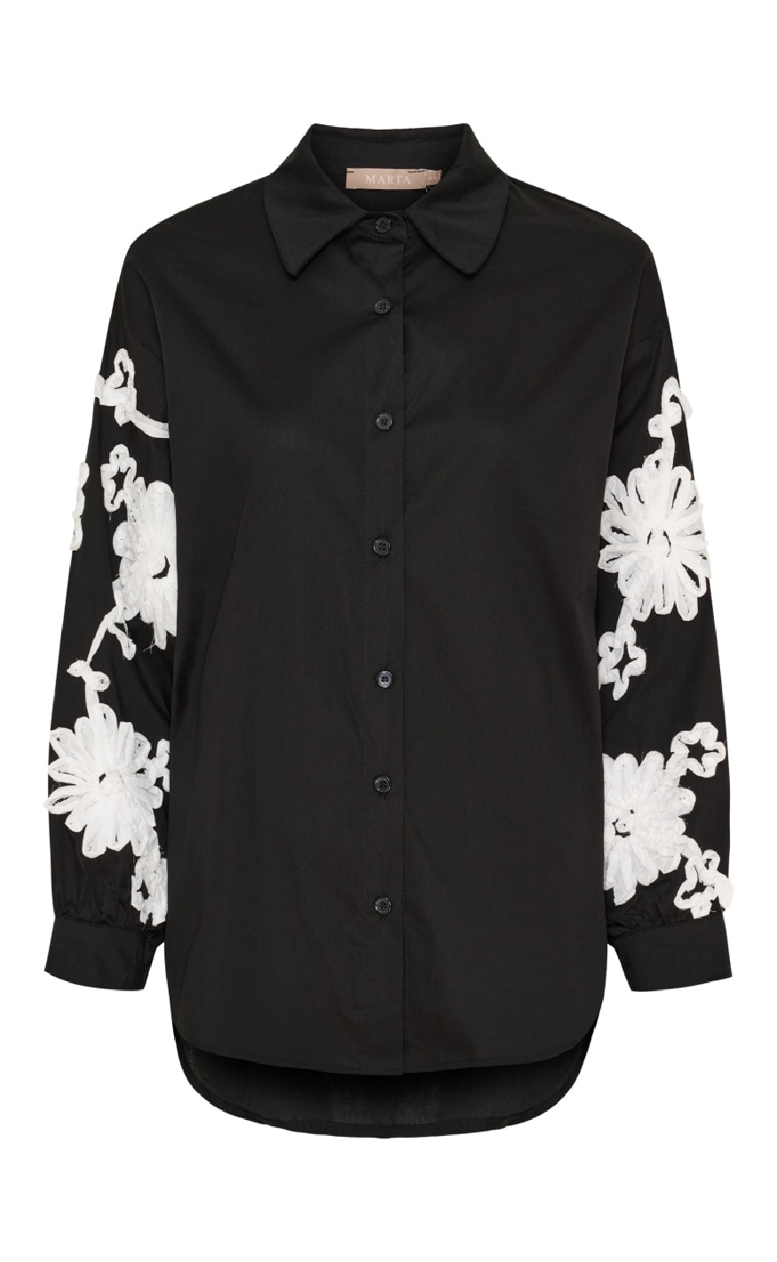 Marta Du Chateau Skjorte - Gardenia - Black