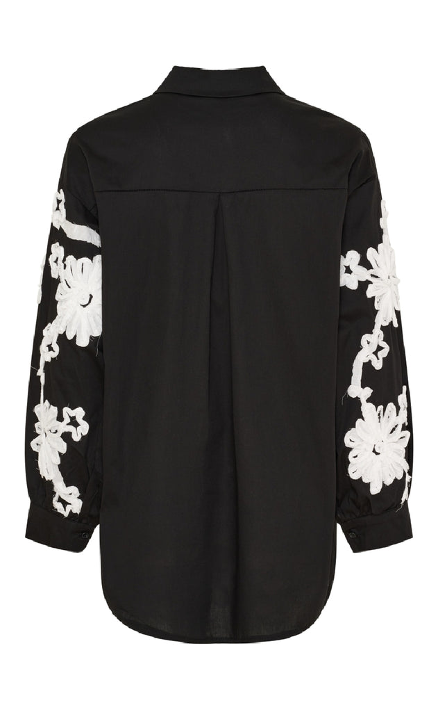 Marta Du Chateau Skjorte - Gardenia - Black