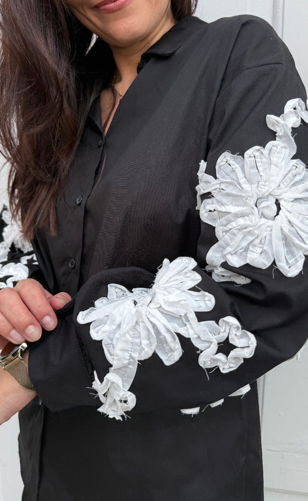 Marta Du Chateau Skjorte - Gardenia - Black