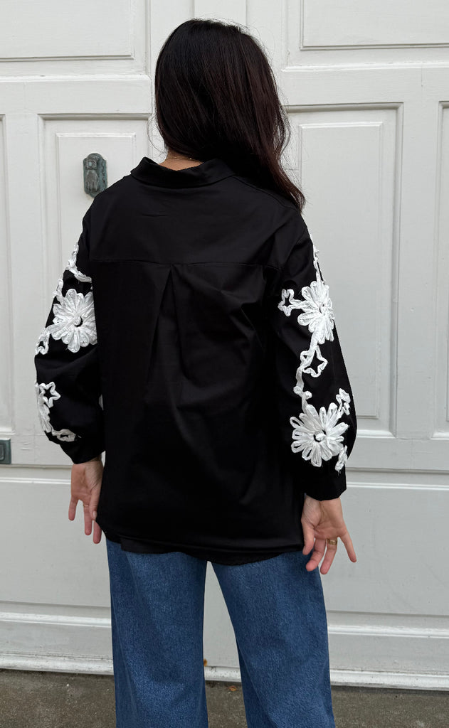 Marta Du Chateau Skjorte - Gardenia - Black