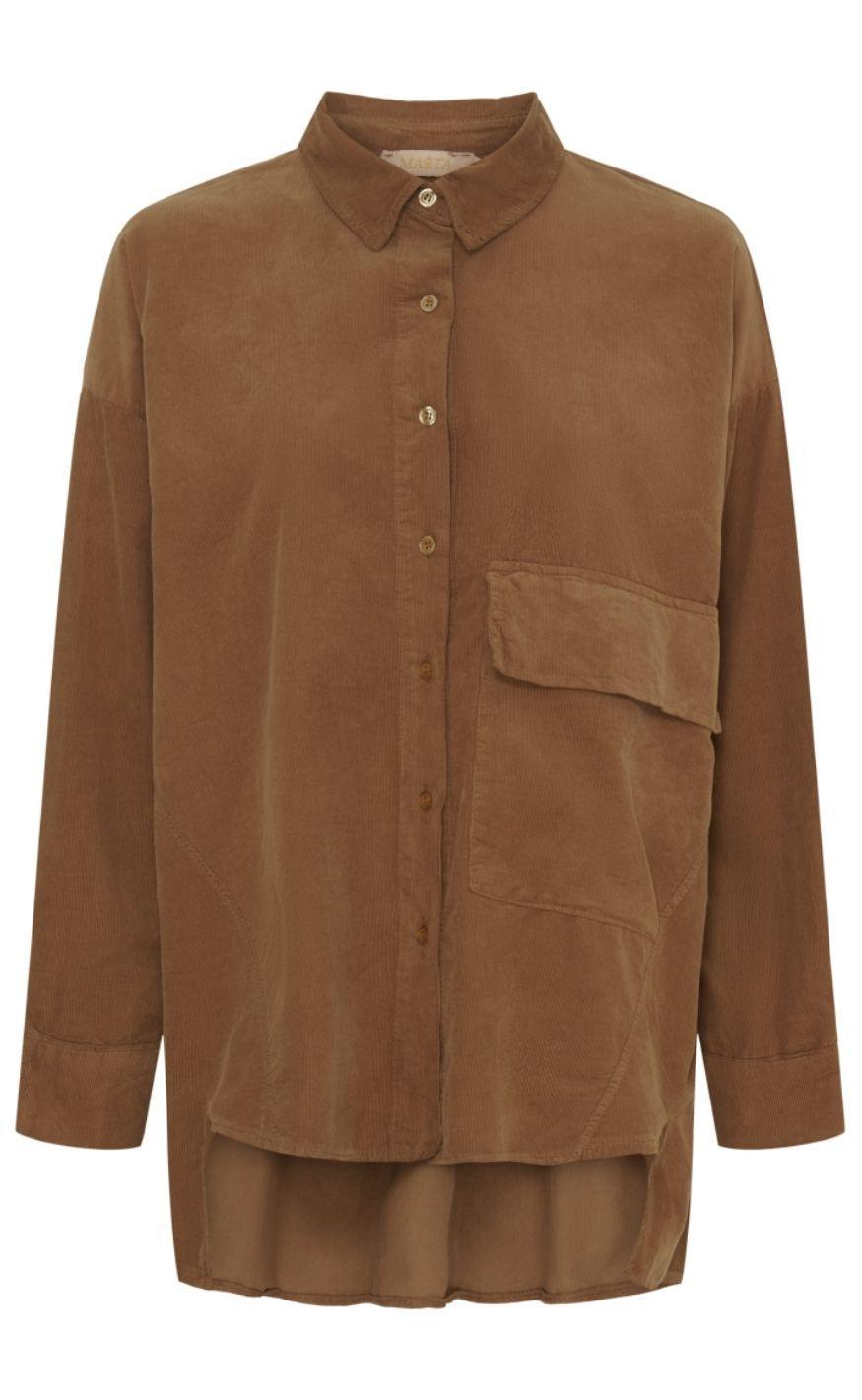 Marta Du Chateau Skjorte - Giselle - Dark Camel