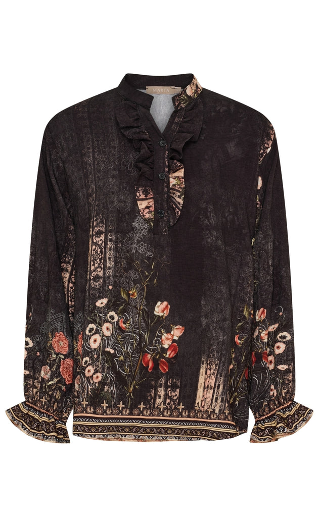 Marta Du Chateau Skjorte - Joceline - Nero5295tpg