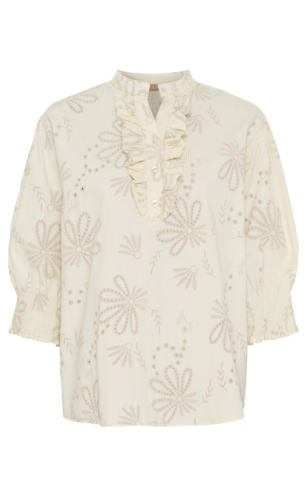 Marta Du Chateau Skjorte - Linda - Beige