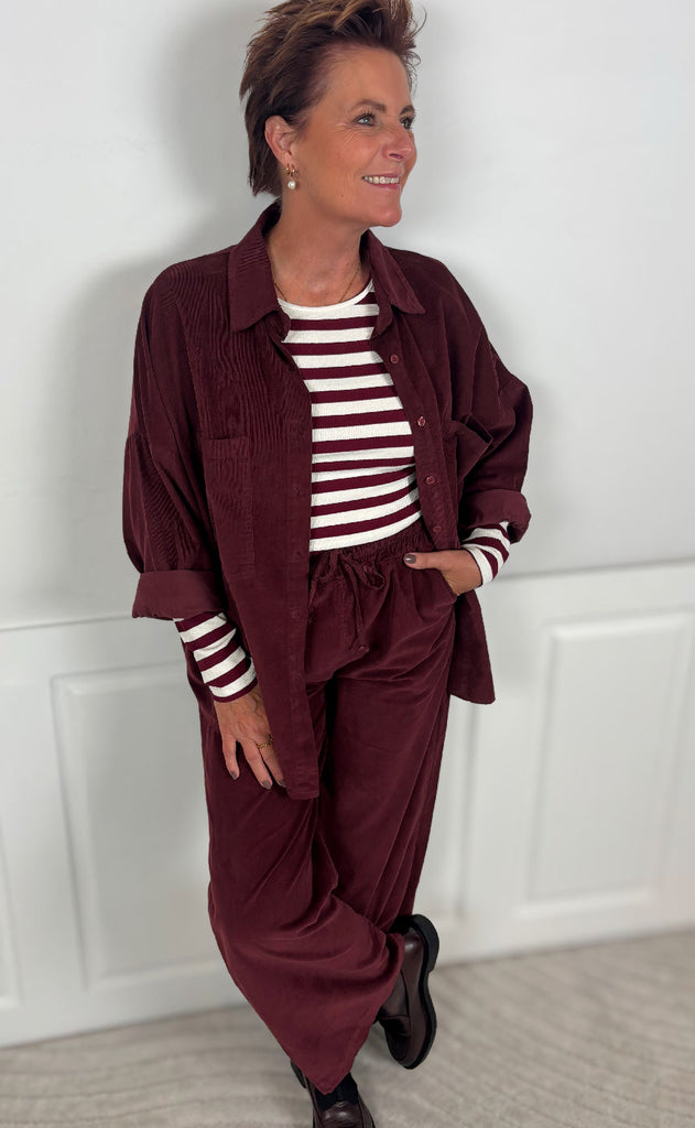 Marta Du Chateau Skjorte - Maelys - Bordeaux6269