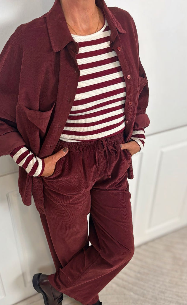 Marta Du Chateau Skjorte - Maelys - Bordeaux6269