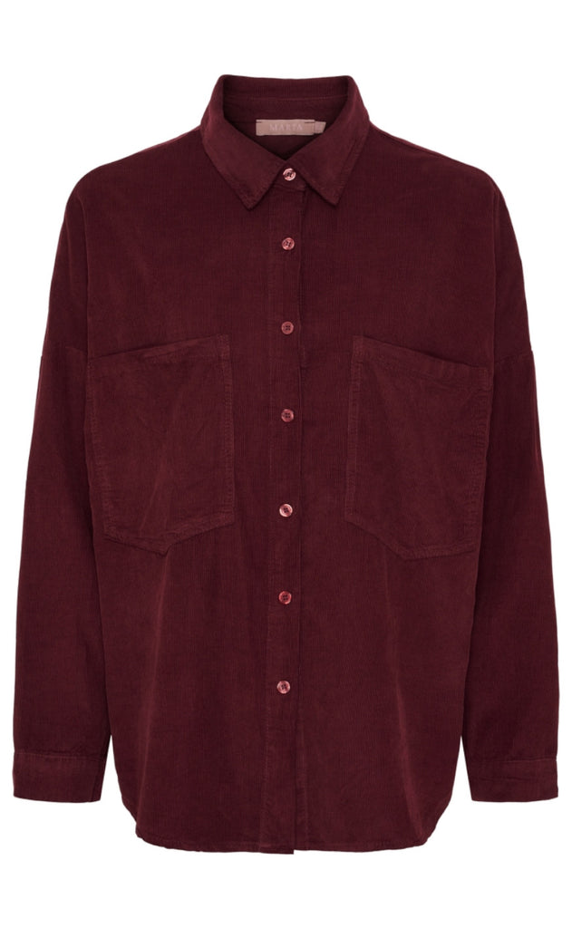 Marta Du Chateau Skjorte - Maelys - Bordeaux6269