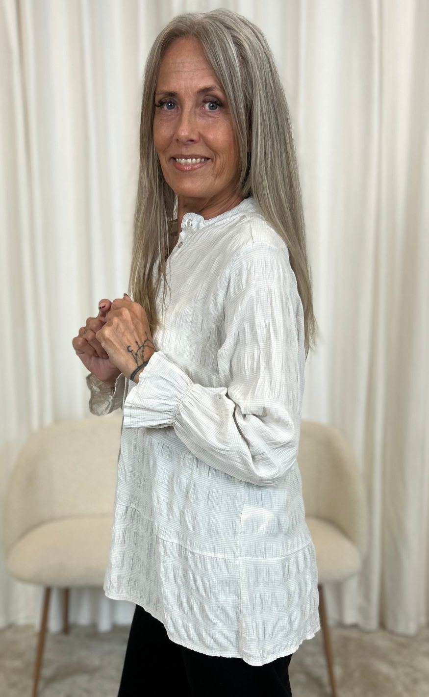 Marta Du Chateau Skjorte - Namoi - Beige