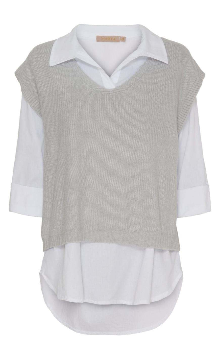 Marta Du Chateau Skjorte - Norah - Grey